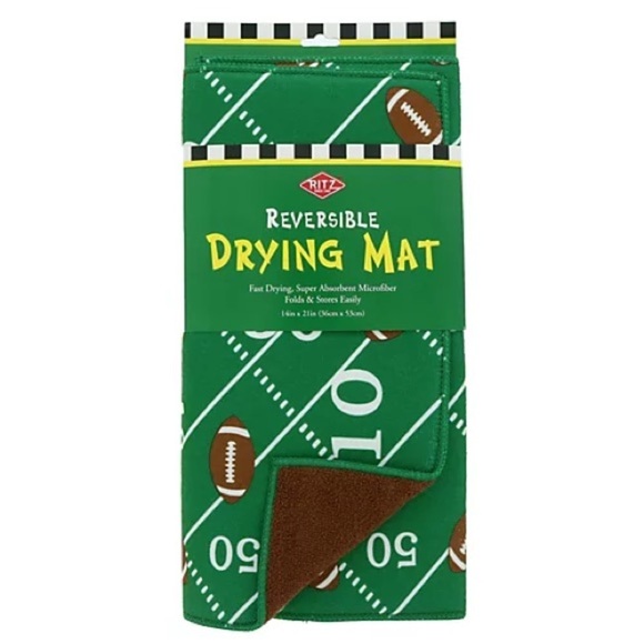 Ritz Reversible Drying Mat Footbal Go Flag - Picture 1 of 6